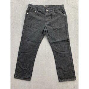 DC Denim Culture Denim Jeans Men's Size 38/30 Black Straight Dark Wash